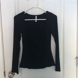Rachel Pally ribbed long sleeve top